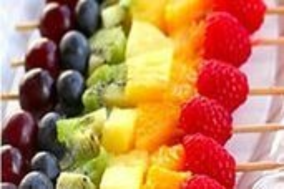 Rainbow Fruit Skewers