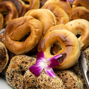 Assortment of bagels