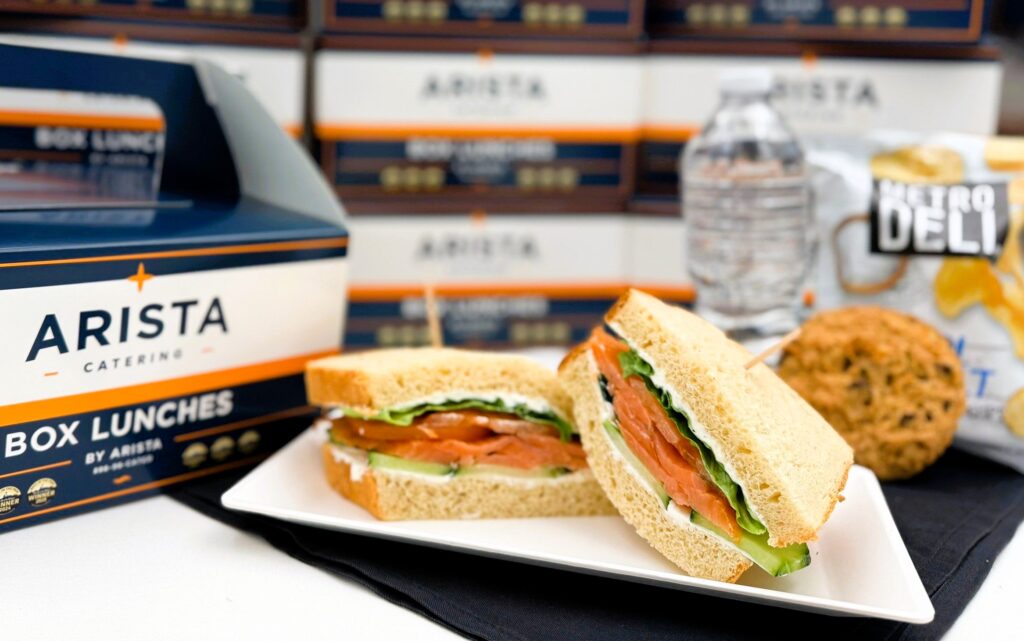 smoked salmon Sandwich Box Lunch
