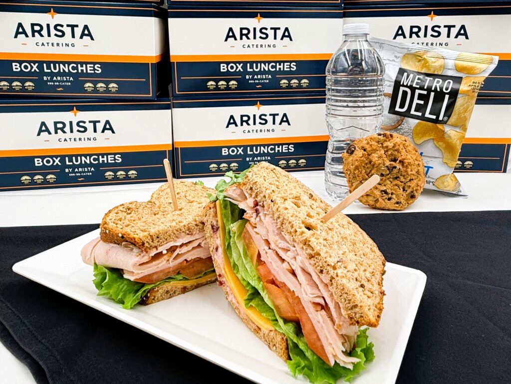 arista turkey sandwich box lunch